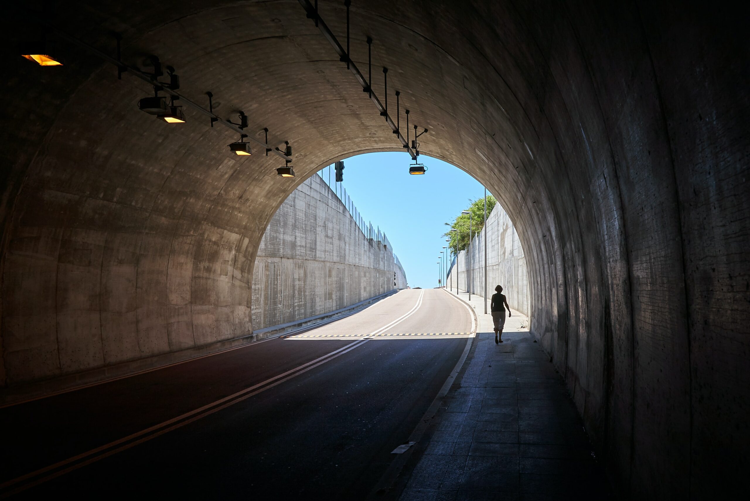 Road Tunnel in Sardinia